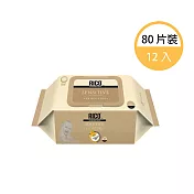 韓國RICObaby-金盞花有機天然厚款濕紙巾(Sensitive-80抽)-12入