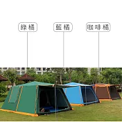 OUTDOORONE 飛翼快開10人帳- 綠橘