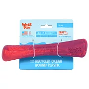 【West Paw】Drifty耐咬骨棒-大 紅