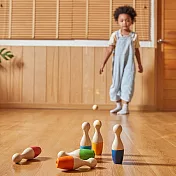 泰國Plantoys 經典木作童玩-彩色保齡球組