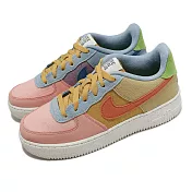 Nike 休閒鞋 Air Force 1 LV8 NN GS 彩色 大童 女鞋 手繪 椰樹 環保 DM0984-700