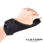 【Leader X】雙重加壓鋼條支撐拇指固定護套 2只入 左+右