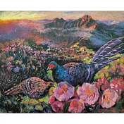 【玲廊滿藝】盧來全-愛相隨83.5x71.5x4.5cm