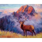 【玲廊滿藝】盧來全-層峰之祿38x35x4.5cm