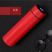 CS22 智能LED溫度顯示304不銹綱保溫瓶5色(500ml) 紅色