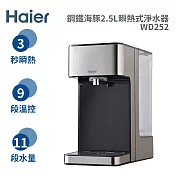 【Haier 海爾】鋼鐵海豚 2.5L 瞬熱式淨水器 WD252