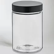 《KELA》Bera旋蓋玻璃收納罐(黑1.2L) | 收納瓶 儲物罐 零食罐
