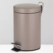 《KELA》簡約腳踏式垃圾桶(奶茶棕3L) | 回收桶 廚餘桶 踩踏桶