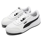Puma 休閒鞋 Tori 女鞋 白 黑 厚底 增高 基本款 復古 經典 小白鞋 38302603 25.5cm WHITE/BLACK