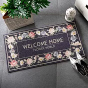 【巴芙洛】高彈加厚絲圈刮泥玄關地墊/踏墊/地毯(45*70CM門口清潔墊) 紐約落日-方形