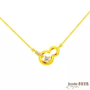J’code真愛密碼金飾 福祿葫蘆黃金項鍊