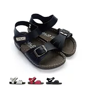 台灣製金屬釦帶涼鞋-黑色 (C015) 現貨 台灣製 女童鞋 男童鞋 拖鞋 涼鞋 沙灘鞋 露指鞋 兒童鞋 大童鞋 小童鞋