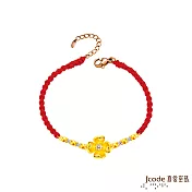 J’code真愛密碼金飾 永恆的魅力硬金編織手鍊