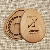 禮物+ gift4U 台灣客製刻名兒童乳牙保存盒 十二星座 射手座