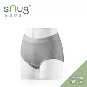 【sNug小清新動能女內褲高腰款單件-灰色】台灣金選獎/明星推薦/天絲親膚/弱酸性健康纖維/舒適透氣/細緻觸感/ XL 灰色 XL 灰色