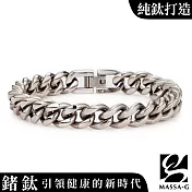MASSA-G Deco純鈦系列【T Love & True Love】鈦愛純鈦手鍊