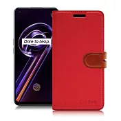 CITY For Realme 9 Pro Plus 浪漫都會支架皮套 紅色