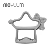 MOYUUM 韓國 白金矽膠手環固齒器 - 小星星 - 沉穩灰