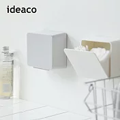 【日本ideaco】ABS壁掛式小物分隔收納盒 -灰