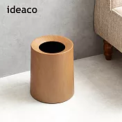 【日本ideaco】柚木紋家用垃圾桶-11.4L