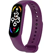 小米手環7單色錶帶腕帶(買就贈保護貼) 10.紫色