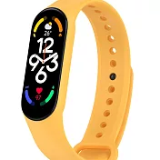 小米手環7單色錶帶腕帶(買就贈保護貼) 14.黃色