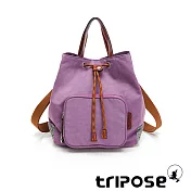 tripose 漫遊系列巖紋手提斜背水桶包 夢幻紫