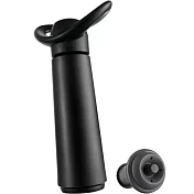 《Vacu Vin》抽真空器+瓶塞 | 紅酒塞 真空瓶塞 保鮮瓶塞 葡萄酒塞 - 黑