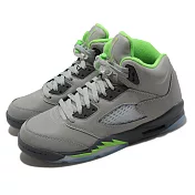 Nike Air Jordan 5 Retro GS 大童 女鞋 銀灰 綠 Green Bean AJ5 DQ3734-003