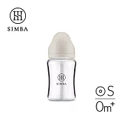 【小獅王辛巴】蘊蜜質金玻璃寬口防脹氣奶瓶180ml-新生專用 杏茶