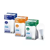 好商量~舞光 LED 10W 燈泡 臺灣市佔率No.1 保固二年 CNS國家認證 E27 球泡 無藍光危害(1入) 自然光
