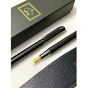 3952老山羊-鵝鑾鼻 手工碳纖維包覆 鍍金鋼尖鋼筆