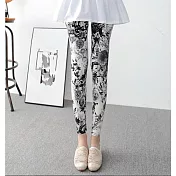 CS22 超彈力磨毛牛奶絲內搭褲2款4色 FREE 九分-款式4