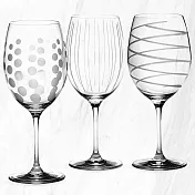 《CreativeTops》水晶玻璃紅酒杯(紋飾685ml) | 調酒杯 雞尾酒杯 白酒杯