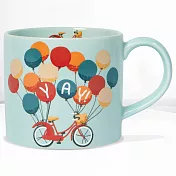 《DANICA》Jubilee石陶馬克杯(氣球單車415ml) | 水杯 茶杯 咖啡杯
