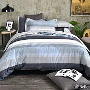 義大利La Belle《艾思柏汀》單人純棉三件式防蹣抗菌吸濕排汗兩用被床包組