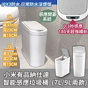 小米有品納仕達智能感應垃圾桶9L