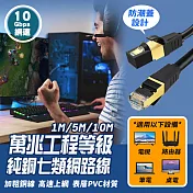 萬兆純銅七類網線5m