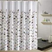 【巴芙洛】簡約風格防水防潮防霉加厚浴簾-180x180cm (多款任選) 小楓葉