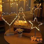 【iSFun】鏤空暖心＊節日療癒情境桌燈夜燈 聖誕樹