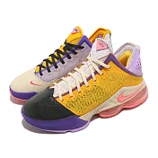 Nike 籃球鞋 Lebron XIX Low EP 男鞋 紫 金 洛杉磯 湖人 Lakers DO9828-500