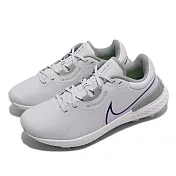 Nike 高爾夫球鞋 Infinity Pro 2 寬楦 男鞋 灰 紫 緩震 高球 運動鞋 DM8449-005 28.5cm GREY/PURPLE