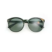 LE FOON：ROUND FRAME sunglasses 成人墨鏡 太陽眼鏡 UV400 - green