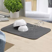 《KELA》碗盤吸水墊(石墨灰50x38) | 餐具 洗碗 吸水布