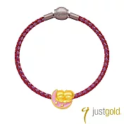 【Just Gold 鎮金店】Kiki&Lala純金串珠(月亮)