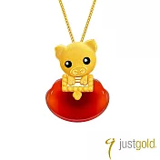 【Just Gold 鎮金店】滿福如意十二生肖系列純金吊墜-豬(不含鍊)