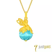 【Just Gold 鎮金店】夢幻國度系列願望仙子純金吊墜(不含鍊)