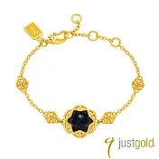 【Just Gold 鎮金店】星河探秘系列 純金手鍊