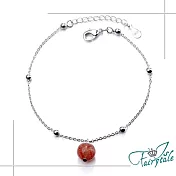 【伊飾童話】草莓氣泡*水晶珠銅電鍍手鍊