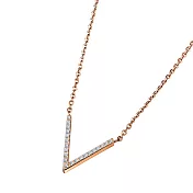 ROYAL DAMON 羅亞戴蒙 愛不解釋-小-項鍊-玫瑰金